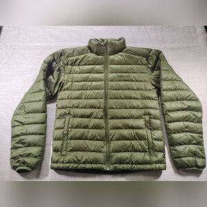 Marmot Zeus 700 Fill Down Jacket Lightweight Water Resistent Olive Green Men S